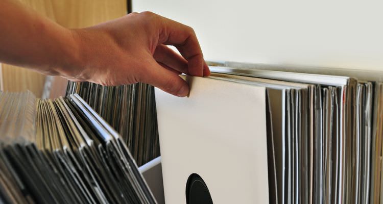 Browsing Vinyl Records