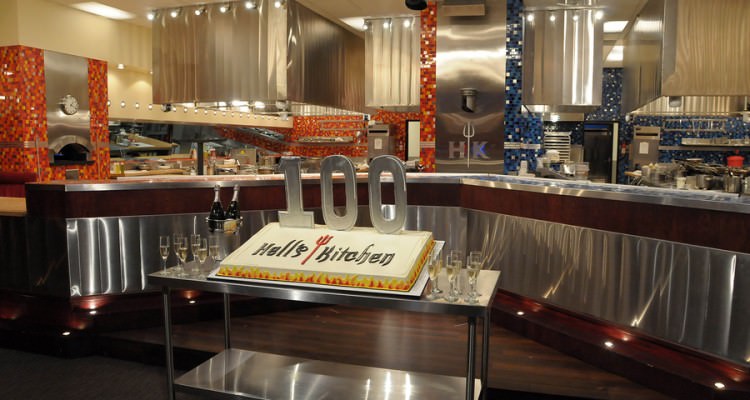 Hell's Kitchen set at the 'Hell's Kitchen' 100th Episode Celebra